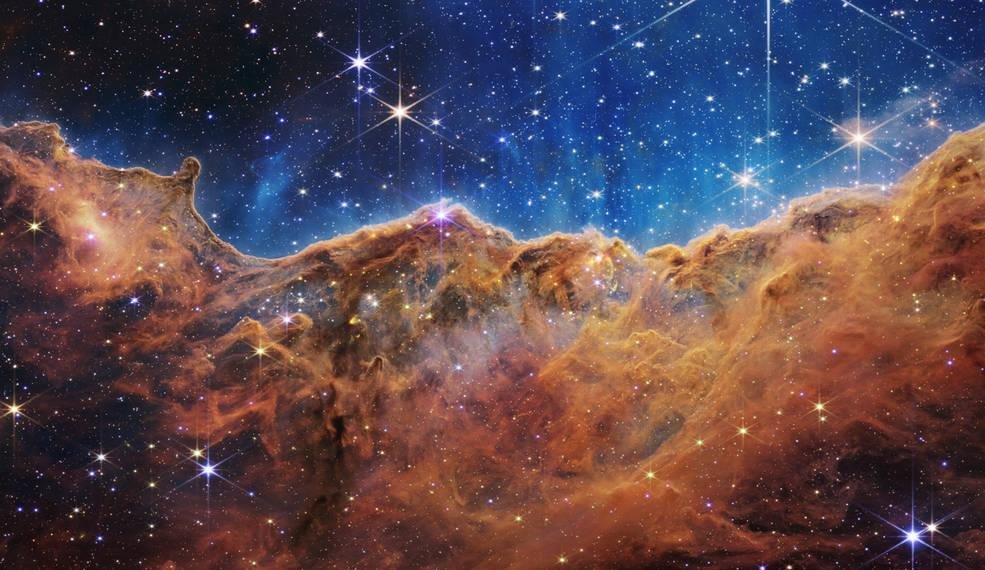 A imagem da nebulosa Carina pode ser baixada em resoluções de até 14575 x 8441