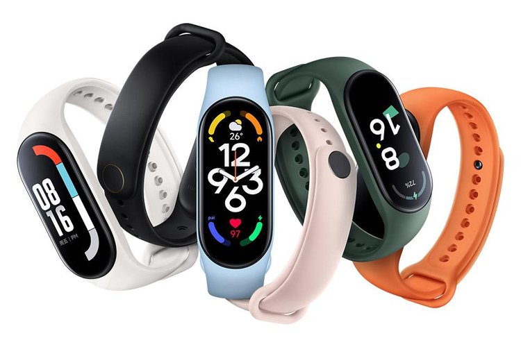 Nova "Mi Band 7" possui design moderno e monitoramento de até 120 exercícios diferentes. (Fonte: NotebookCheck, Xiaomi / Reprodução)