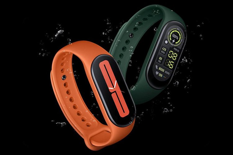 A nova "Mi Band 7" possui mais de 100 mostradores como opção. (Fonte: Xiaomi / Reprodução)