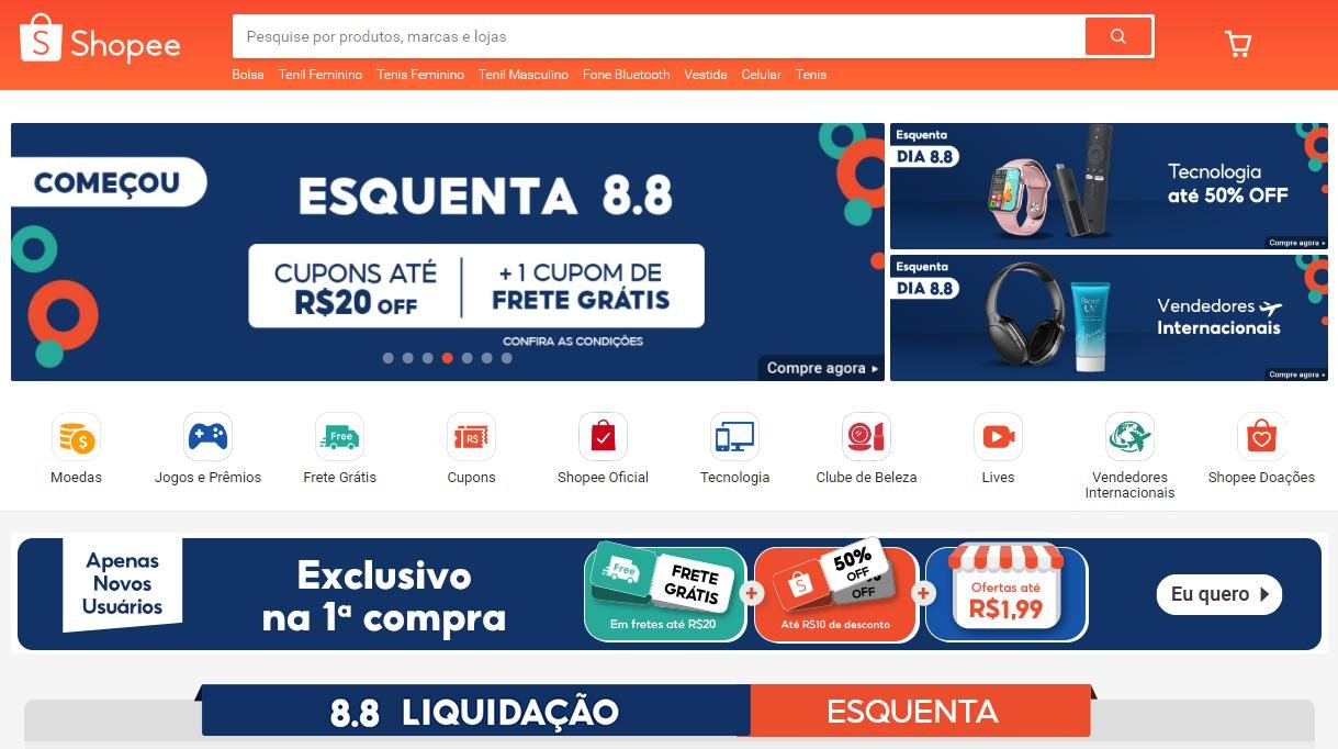 Shopee: Festival de Ofertas 5.5 distribui R$ 6 milhões em cupons