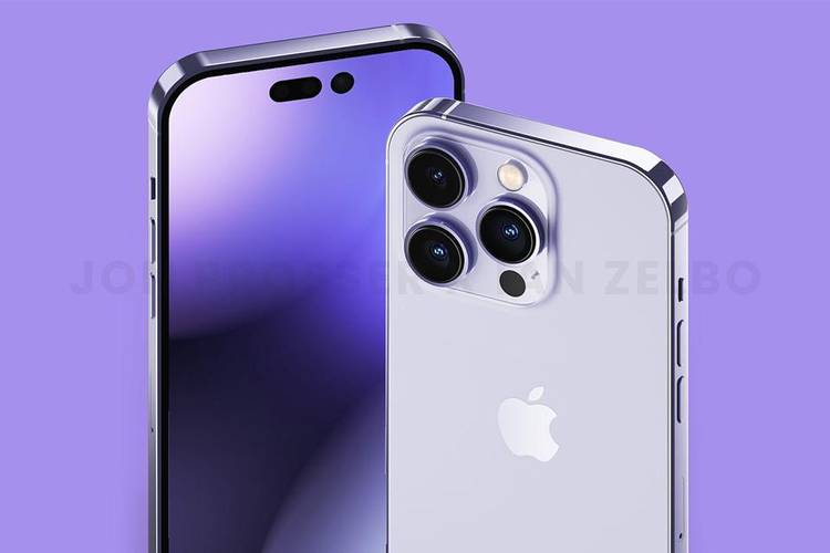 Possível visual do novo iPhone 14 Pro. (Fonte: Ian Zelbo, Jon Prosser / Reprodução)