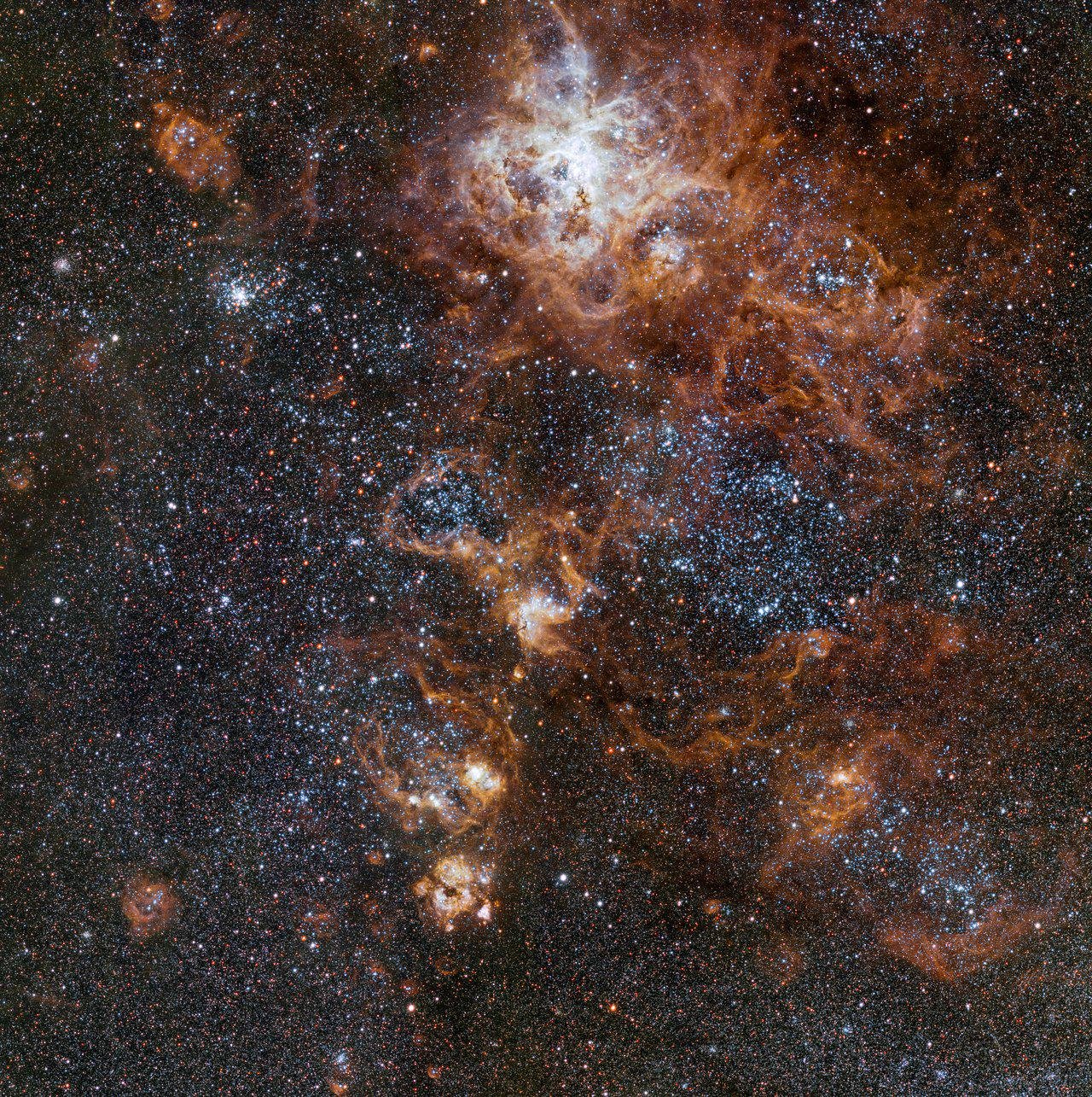 Nebulosa da Tarântula (Fonte: ESO/Twitter/Divulgação.)