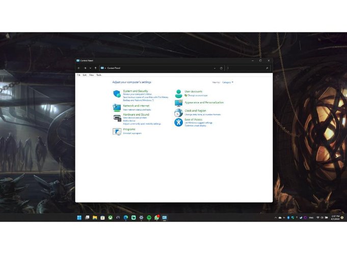 Painel de Controle do Windows 11 está cada vez mais vazio, restando apenas algumas configurações avançadas.