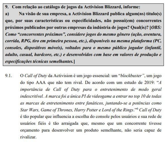 Sony afirma que Call of Duty no Xbox pode influenciar opção do consumidor na hora de optar por um novo console