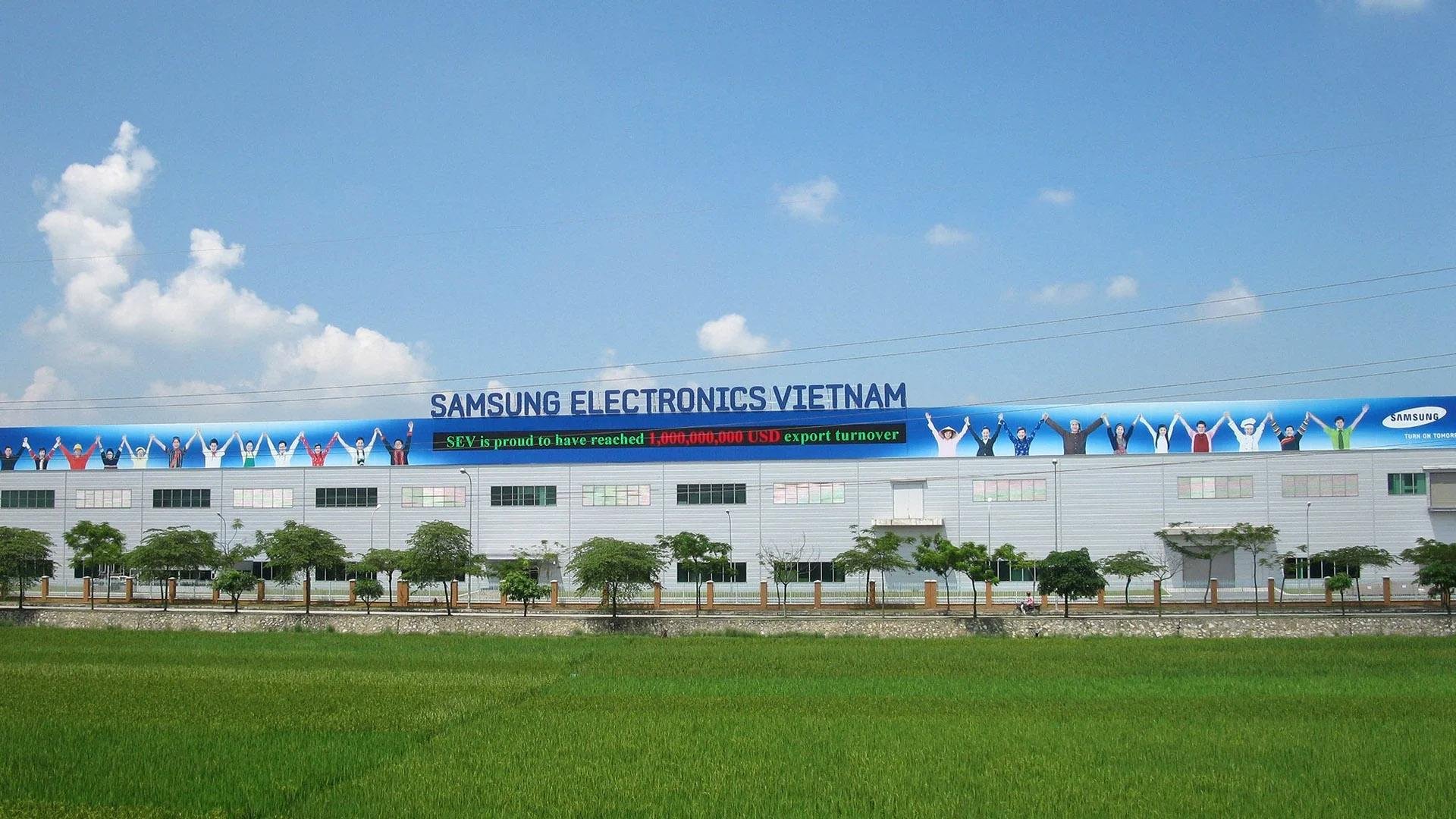 A Samsung transformou o distrito agrícola de Thai Nguyen no maior centro industrial do Vietnã. (Fonte: Samsung/Reprodução.)