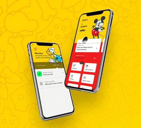 Banco Next oferece a nextJoy, sua conta digital para crianças e adolescentes em colaboração com a Disney