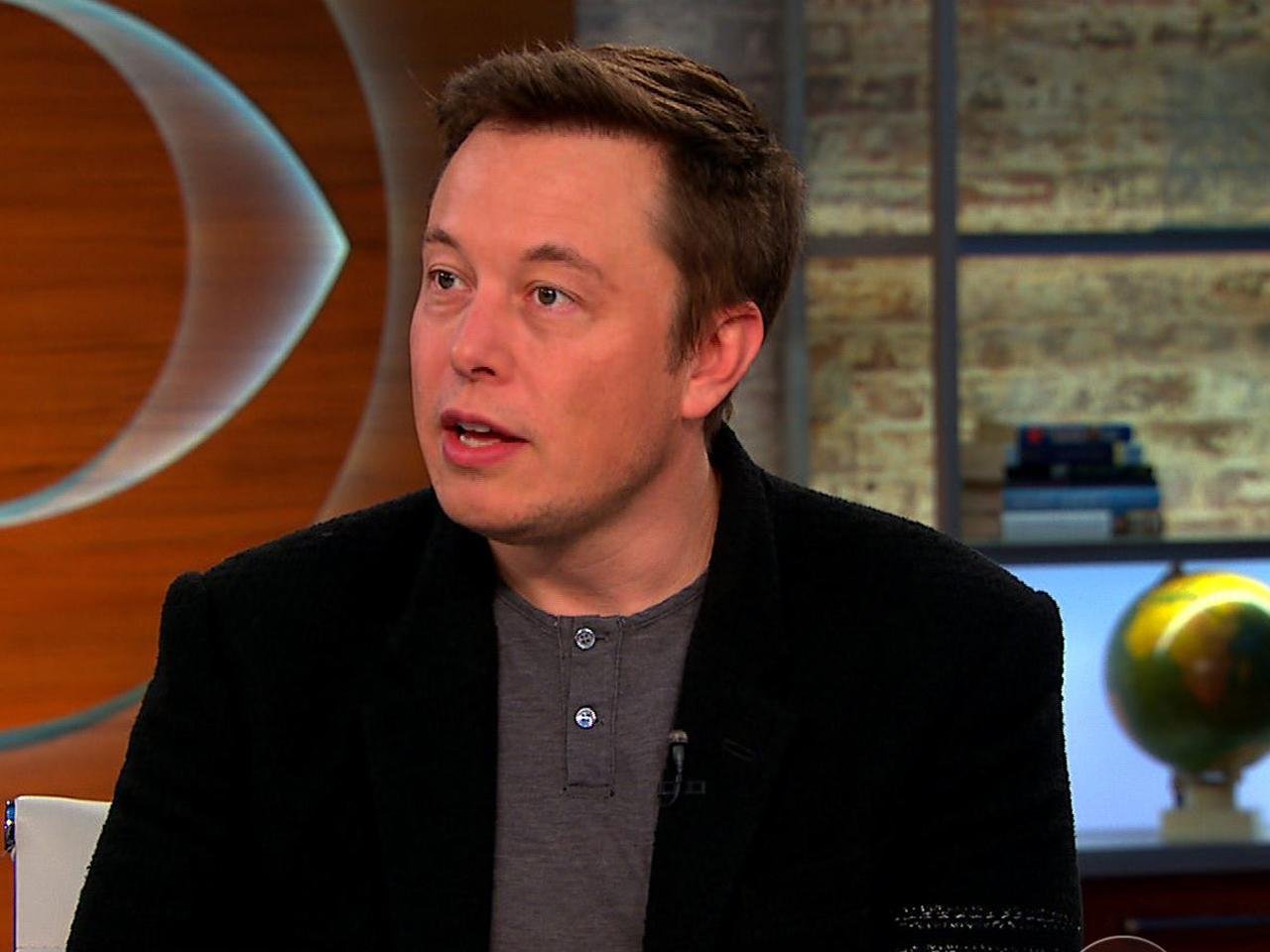 Elon Musk, em 2014. (Fonte: CBS / Reprodução)