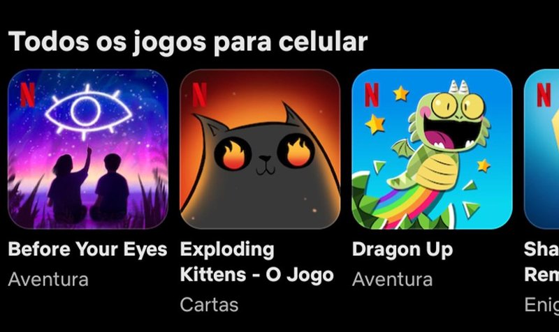 Atualmente, a Netflix oferece 26 jogos para os usuários da plataforma de streaming.