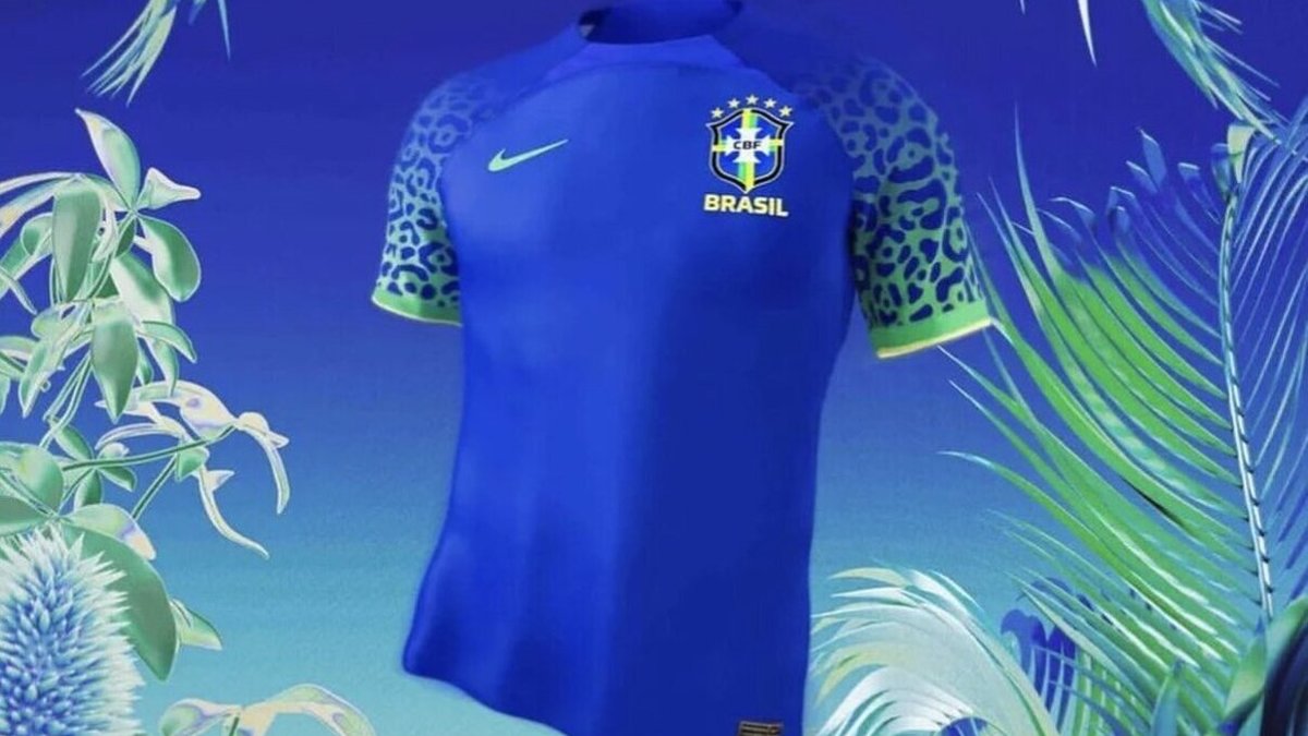 Camisa AZUL do Brasil OFICIAL - Copa do Mundo 2022 