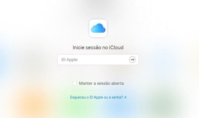 No site do iCloud Web é possível alterar as suas opções de configuração