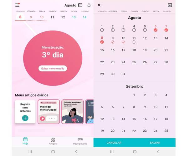 (Fonte: Calendário Menstrual)