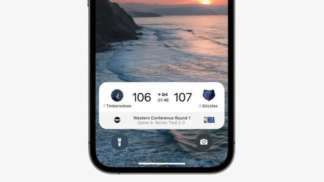 Resultados ao vivo da NBA serão exibidos na tela de bloqueio do iPhone.