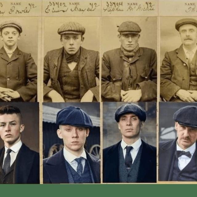 Os verdadeiros Peaky Blinders #peakyblinders #mafia #thomasshelby #cur