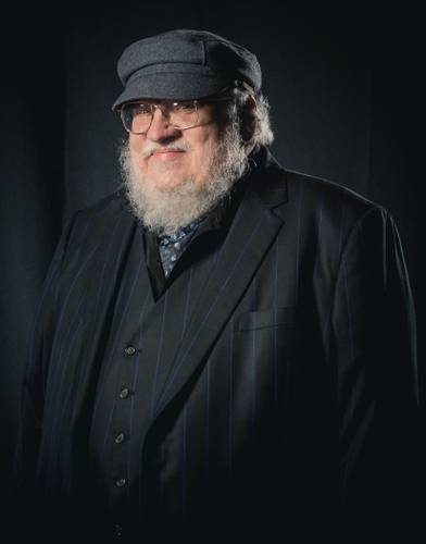 O autor George R.R Martin.