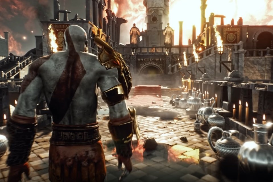 Fã recria God of War 2 usando recursos da Unreal Engine 5