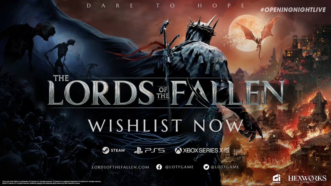 Lords of the Fallen recebe vídeo de 18 minutos com detalhes da