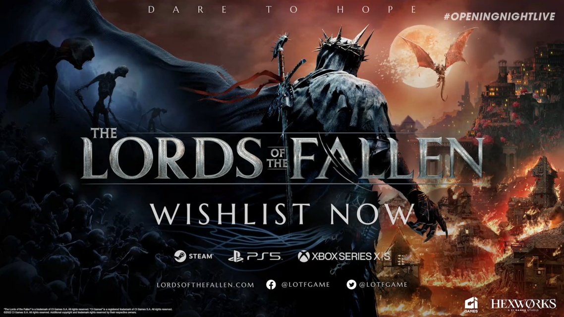 The Lords of the Fallen reboot da franquia é revelado com vídeo