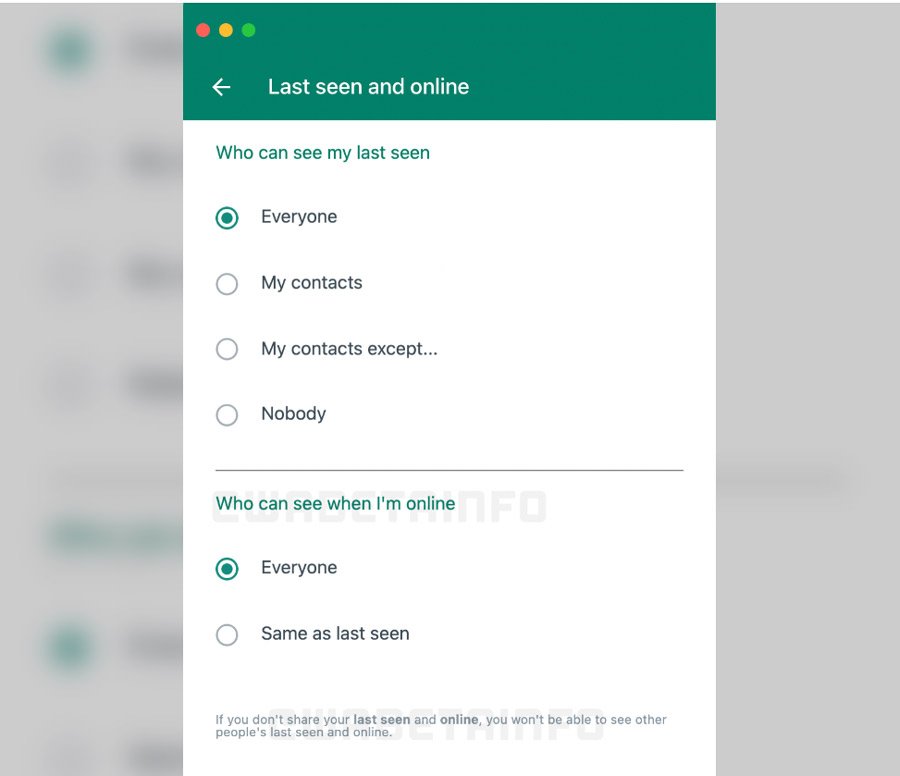 WhatsApp anuncia novos recursos como retirar o 'Online