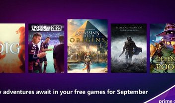 Prime Gaming terá AC Origins, Shadow of Mordor e muito mais em setembro