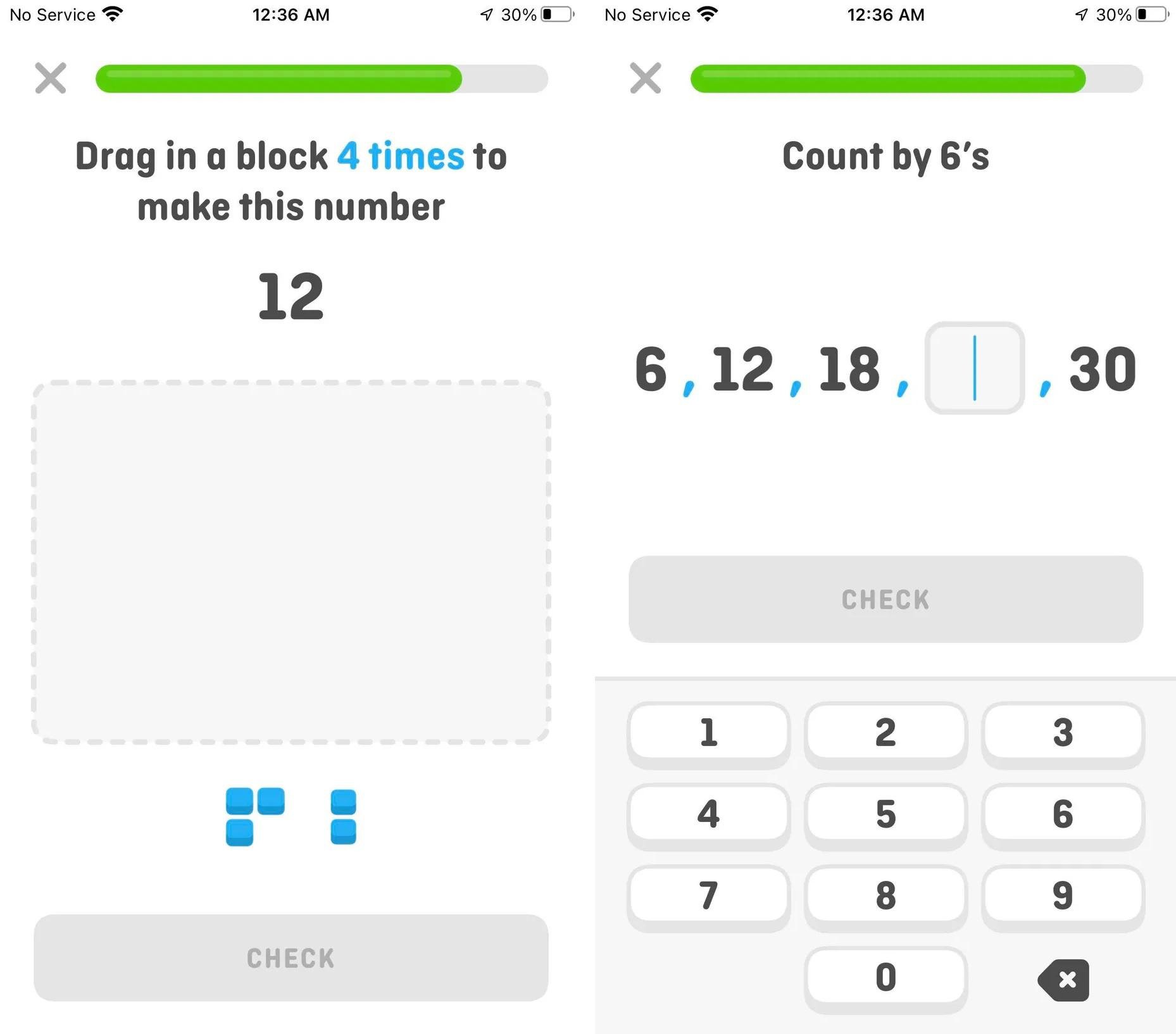Duolingo Math usa mesmo formato do app tradicional para ensinar matemática.