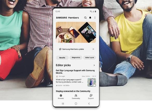 Aplicativo Samsung Members é exclusivo para dispositivos da linha Galaxy