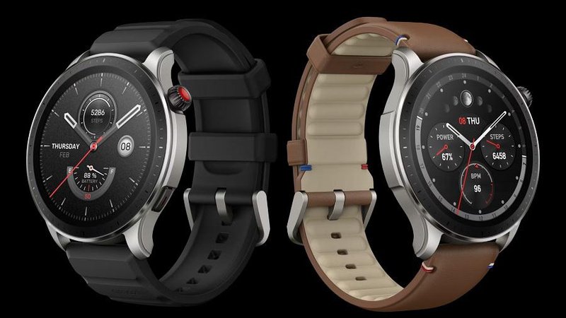 Design do novo Amazfit GTR 4.