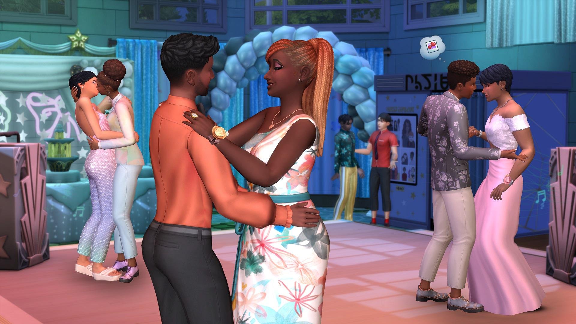 O baile é um dos eventos que pode causar mais estresse nos Sims sem um par