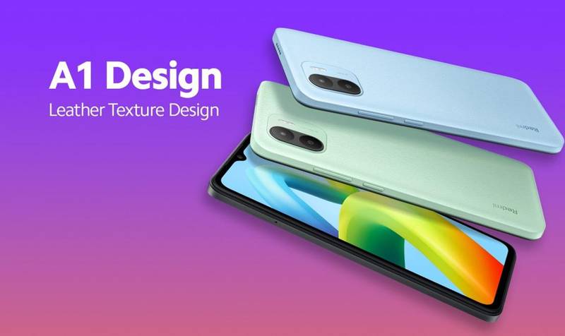Visual do Redmi A1.