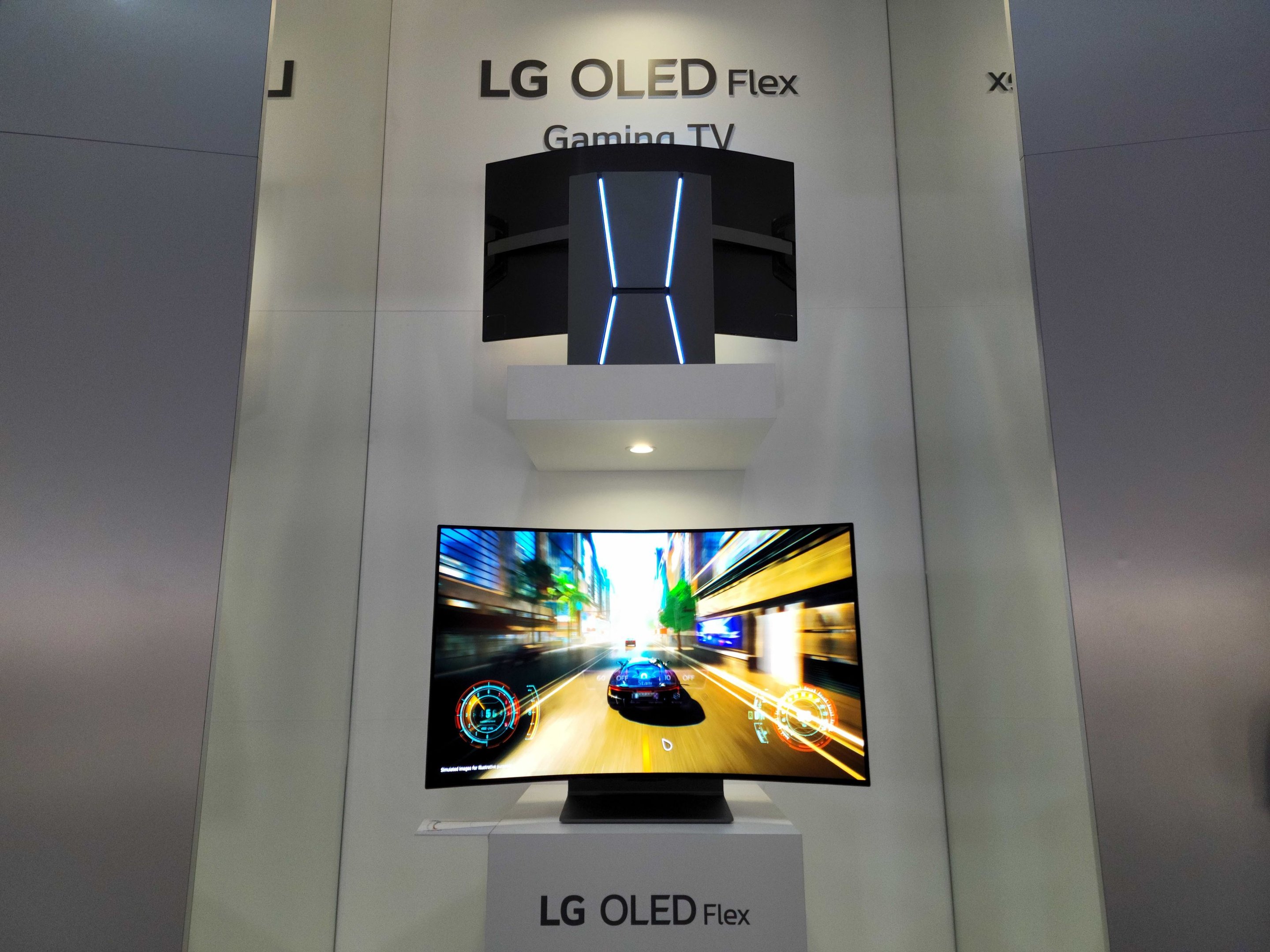 TV curva OLED LG Flex