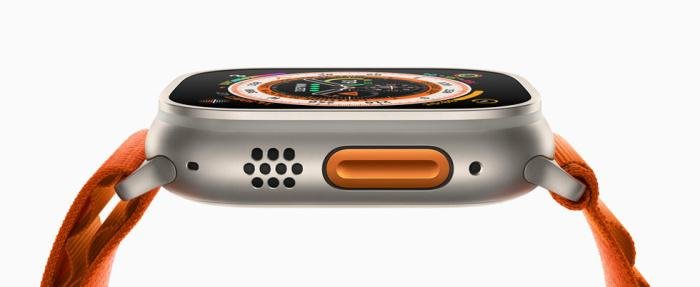 Botão Ação do Apple Watch Ultra.