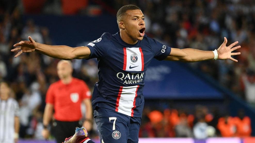 O atacante do PSG, Kylian Mbappé, é um dos destaques da competição europeia.