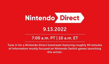 Novo Nintendo Direct de 40 minutos será nesta terça (13); confira