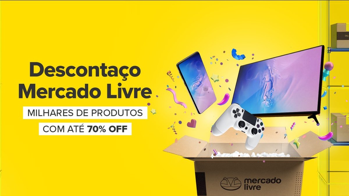 Cupom Mercado Livre, Até 70% OFF