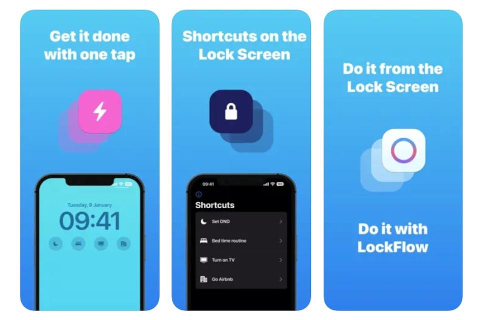 É possível criar widgets com apenas alguns toques no iPhone.(Fonte: App Store/Lock Screen/Divulgação)