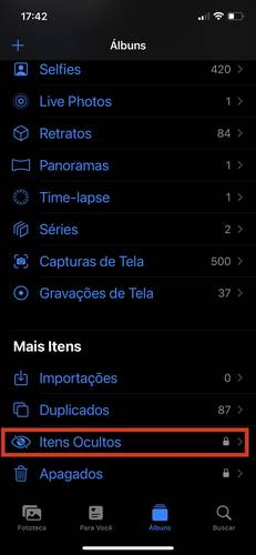 Proteger foto com senhas