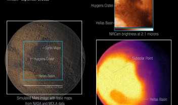 Veja as primeiras imagens de Marte feitas pelo telescópio James Webb