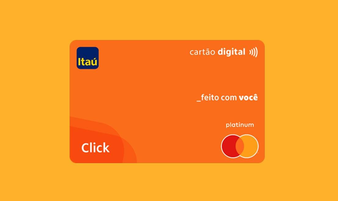 Cartão Itaú Click Digital.