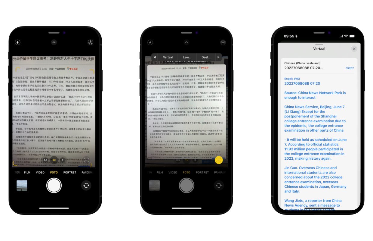 Traduzir textos no iOS 16