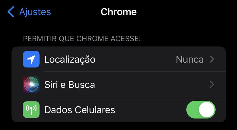 Desative a localização dos apps que não necessitam do recurso