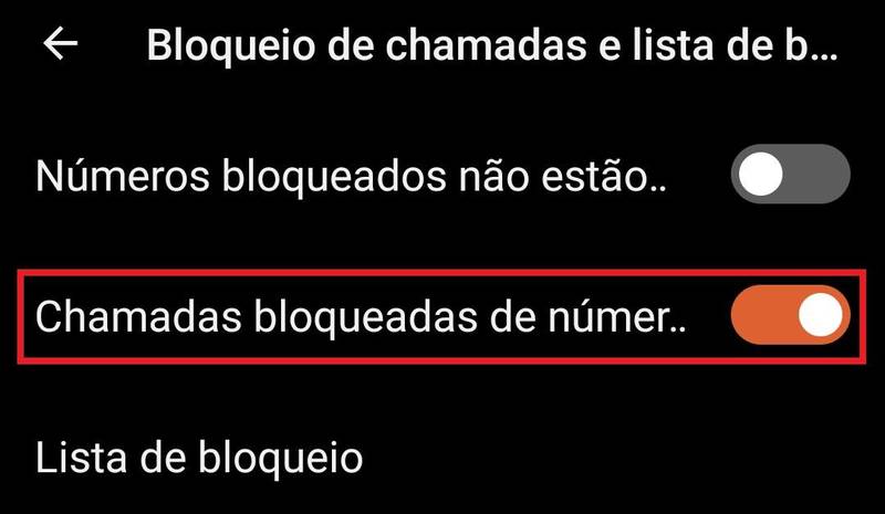 Mude o chaveamento até que ele fique na cor laranja