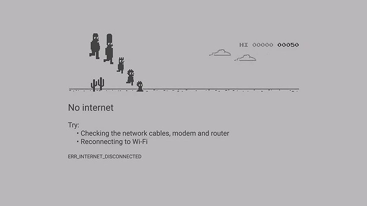 Tecnologia e Outros Mundos: Joguinho do Dinossauro do Google Chrome