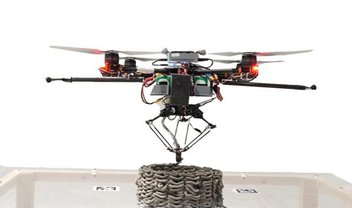 Cientistas criam impressoras 3D em forma de drone para construção