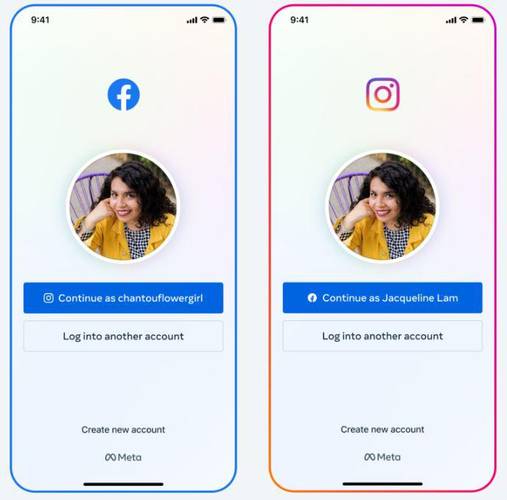 É possível usar as mesmas informações de login no Facebook e Instagram.