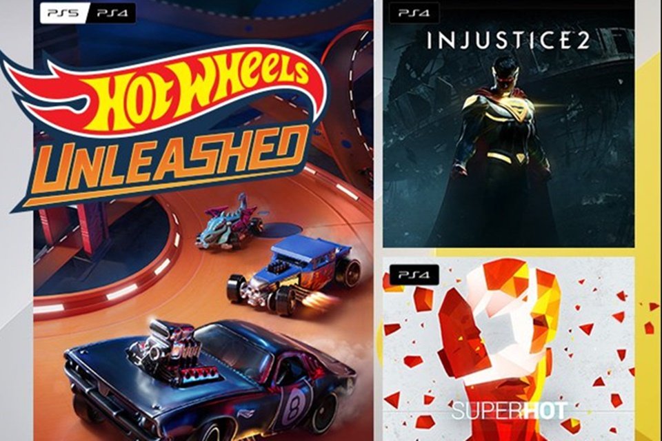 Jogos mensais PlayStation Plus de outubro: Injustice 2, Hot Wheels  Unleashed e Superhot – PlayStation.Blog BR