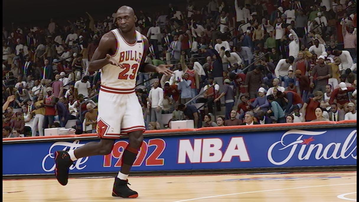 Reviver os momentos mais marcantes da carreira de Jordan é ponto alto de NBA2K23