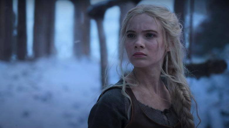 Freya Allan como Ciri em The Witcher