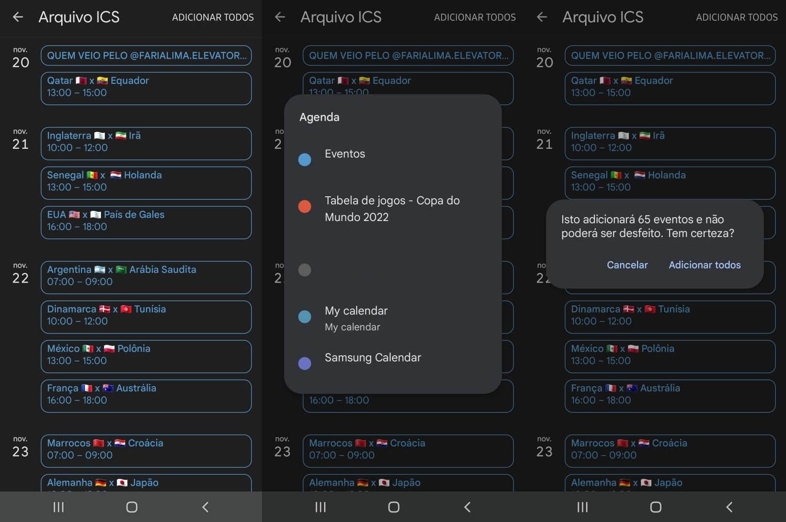 Como baixar a tabela de jogos da Copa do Mundo 2022: Google Calendar, Excel  e PDF