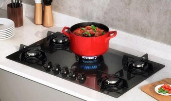 6 sugestões de fogão cooktop com 5 bocas para você conhecer