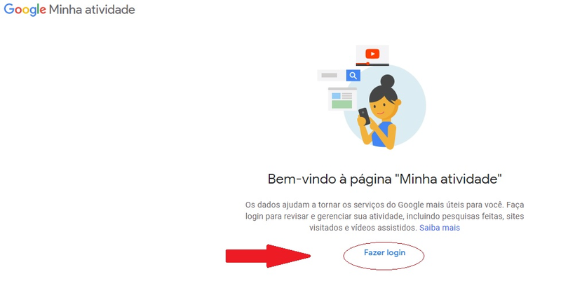 Excluir o histórico do Google