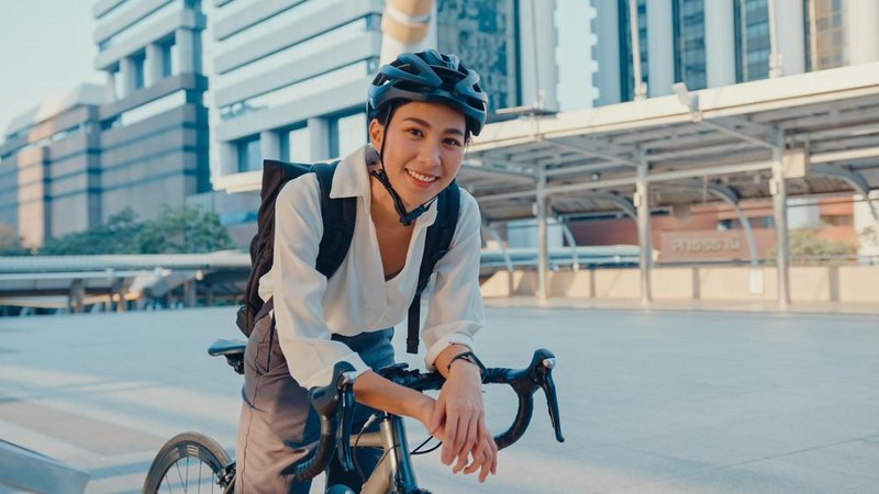 Pedalar aumenta a sensação de bem-estar (Fonte: Shutterstock)